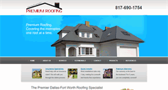 Desktop Screenshot of premium-roofing.com